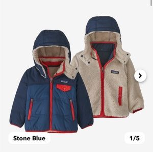 Toddler Patagonia 2T Reversible Jacket excellent preowned condition!